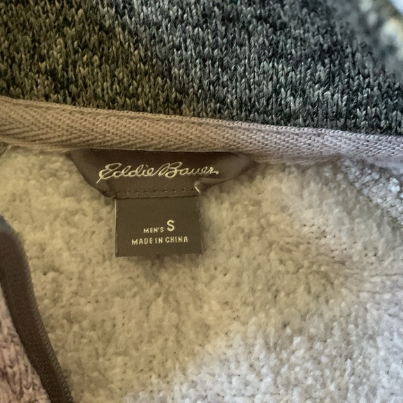 Mens Eddie Bauer 1/4. Zip Pullover Sweater Small - Picture 3 of 7